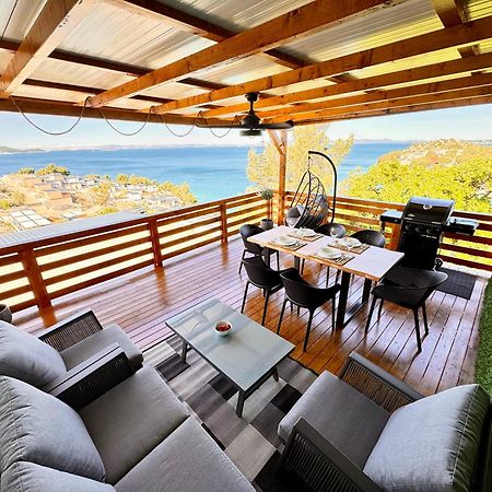 D-View Premium Mobile Home - Panoramic Seaview - 150 M From Beach, Free Parking Драге Екстер'єр фото
