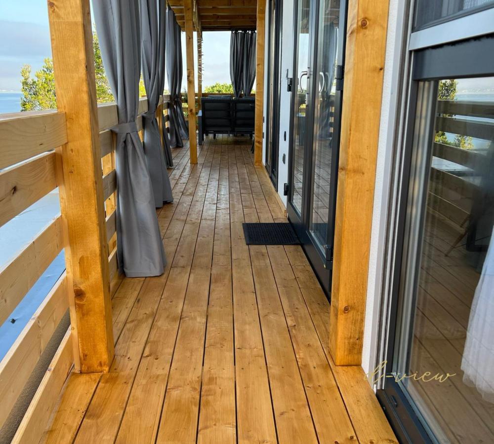 D-View Premium Mobile Home - Panoramic Seaview - 150 M From Beach, Free Parking Драге Екстер'єр фото