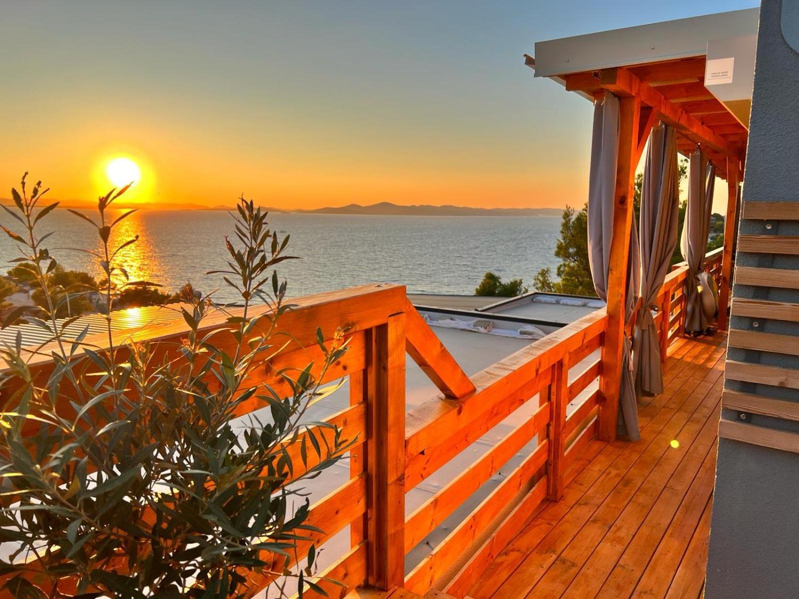 D-View Premium Mobile Home - Panoramic Seaview - 150 M From Beach, Free Parking Драге Екстер'єр фото