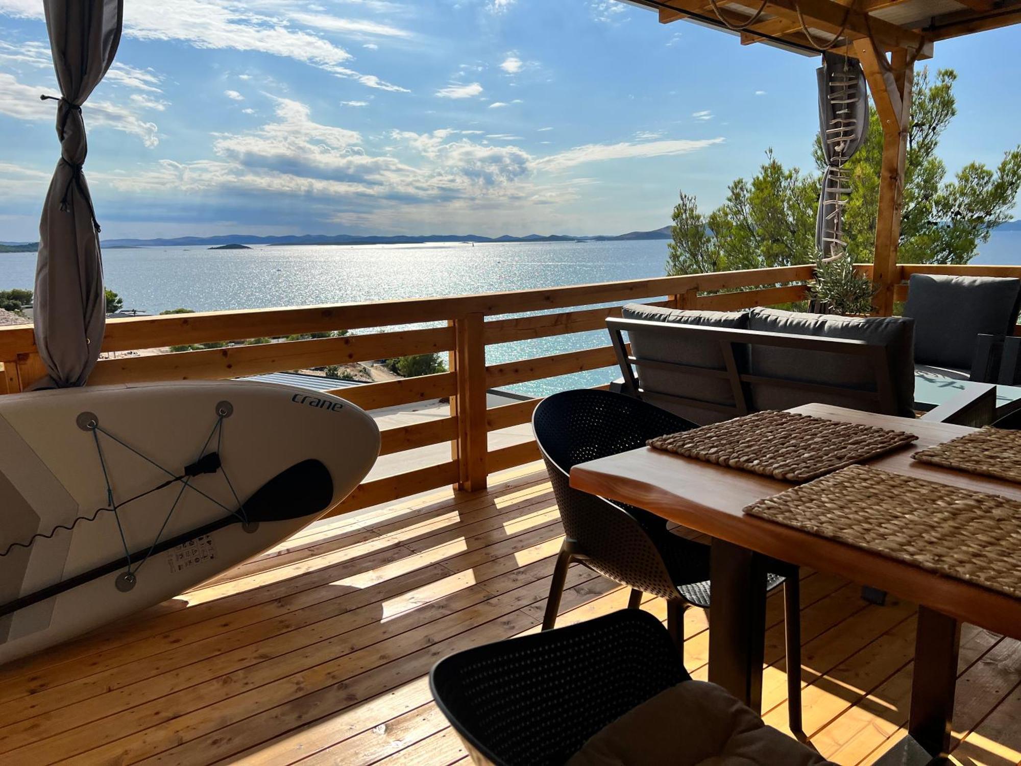 D-View Premium Mobile Home - Panoramic Seaview - 150 M From Beach, Free Parking Драге Екстер'єр фото