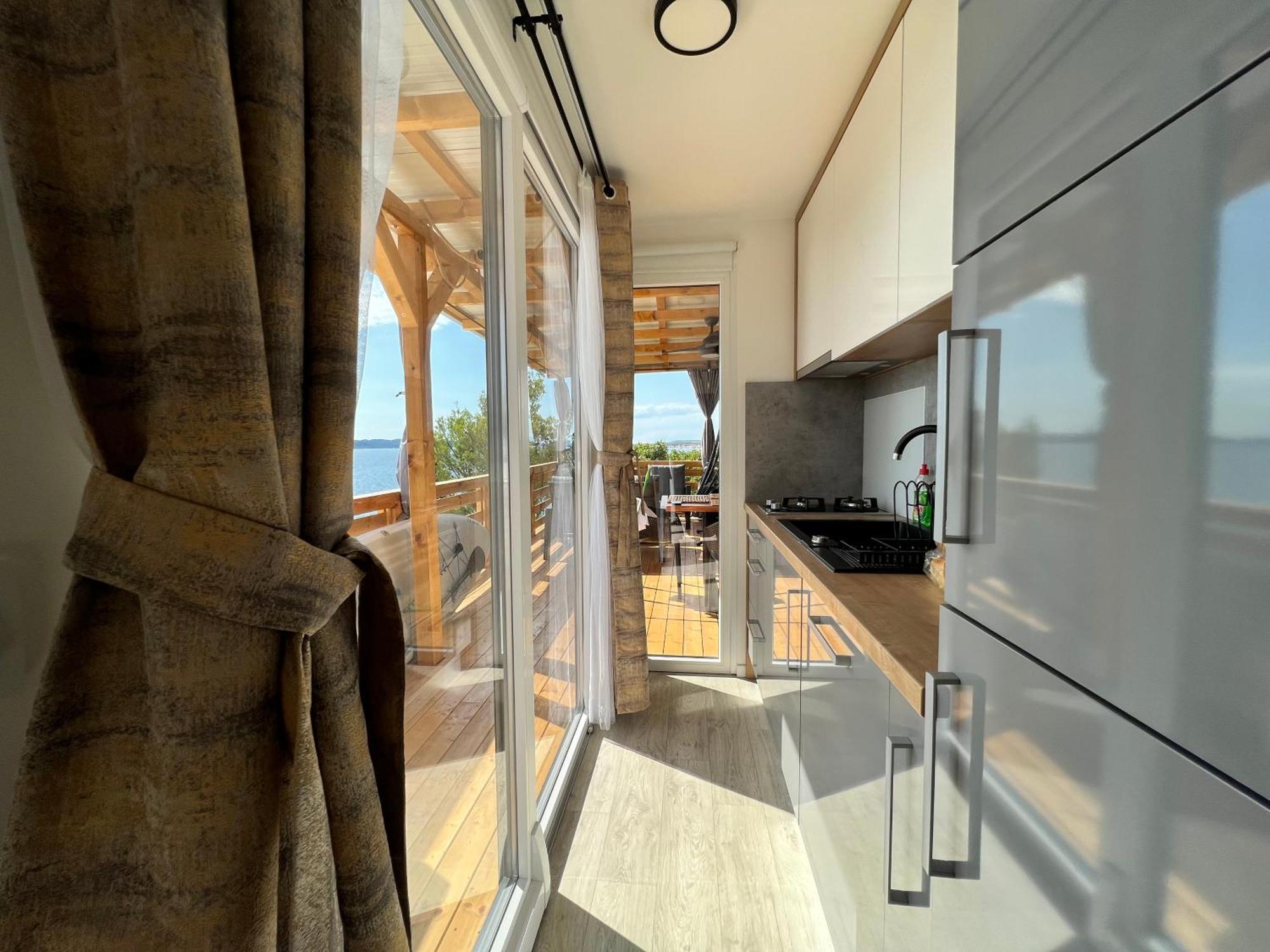 D-View Premium Mobile Home - Panoramic Seaview - 150 M From Beach, Free Parking Драге Екстер'єр фото