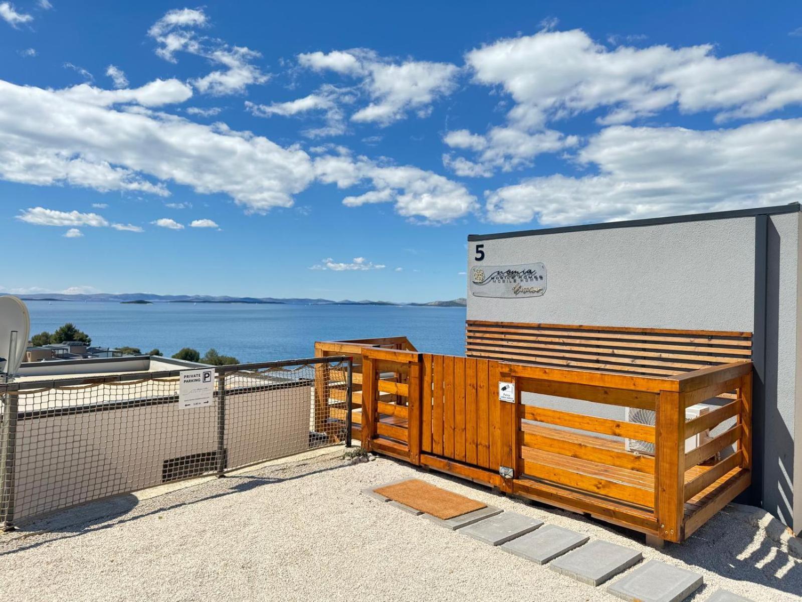 D-View Premium Mobile Home - Panoramic Seaview - 150 M From Beach, Free Parking Драге Екстер'єр фото